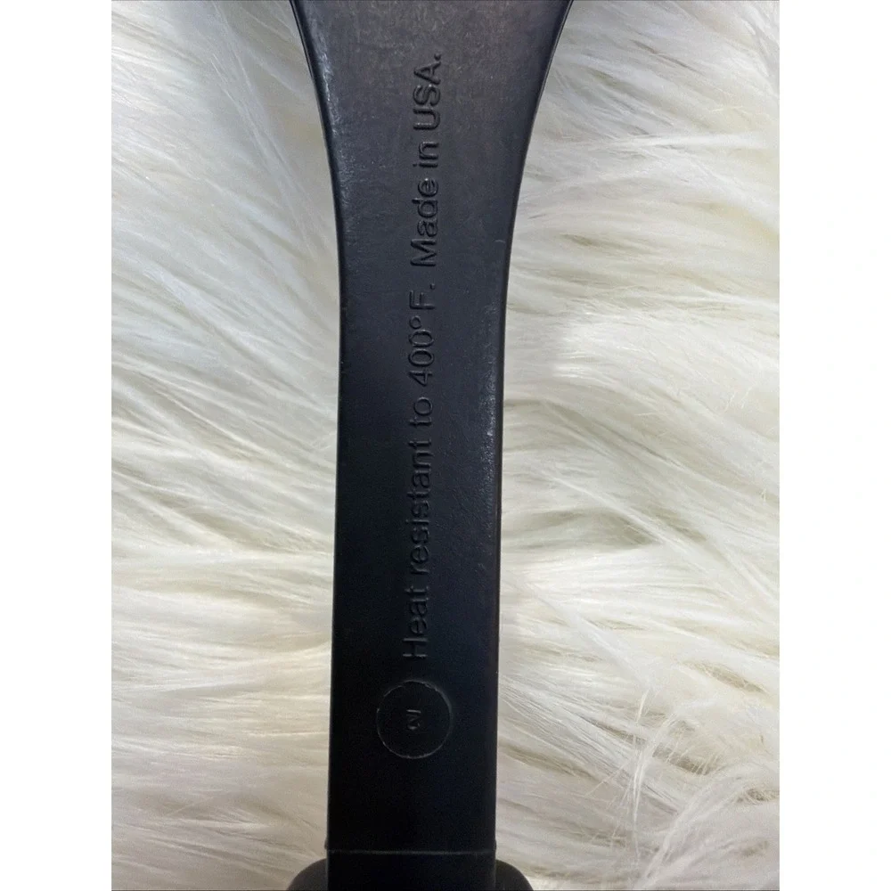 Calphalon Nylon Kitchen Utensil Set  Spoon Spatula Black Gray Lot 3 Heavy Duty 8